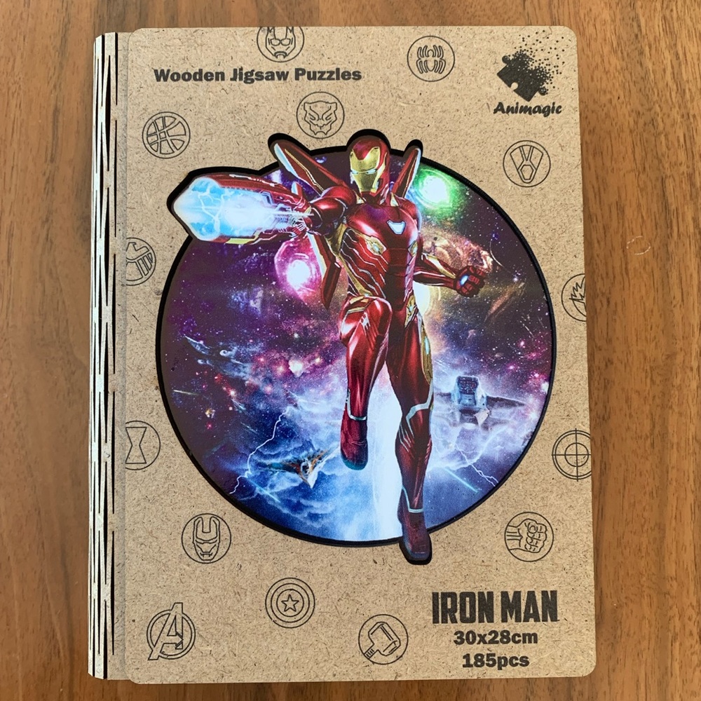 Wooden puzzle “IRON MAN”